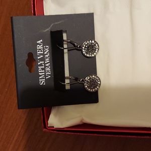 Vera Wang silver earrings